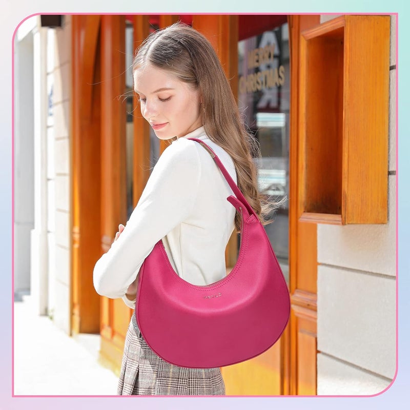 Keyli Shoulder Bag for Women Stylish Casual Clutch Purses for Women 3 Ways Adjust Strap Hobo Handbags with Zip Closure - Image 3